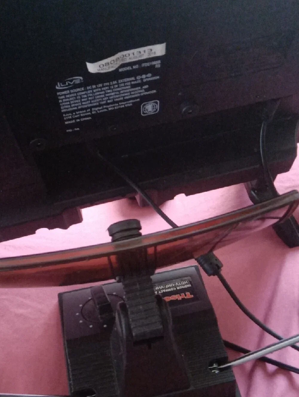Acer TV/Monitor with Black Frame and Blue Screen Accent
